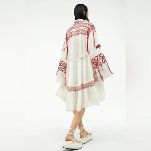 ZARA LIMITED EDITION EMBROIDERED DRESS - Picture 5 of 9